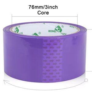 2 Purple Packing Tape Rolls
